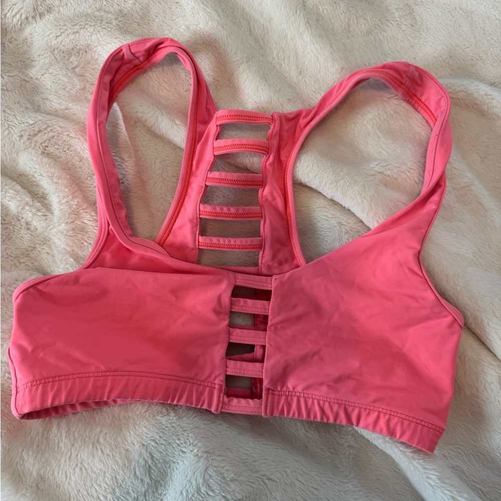 PINK Victoria's Secret Coral Strappy Bra